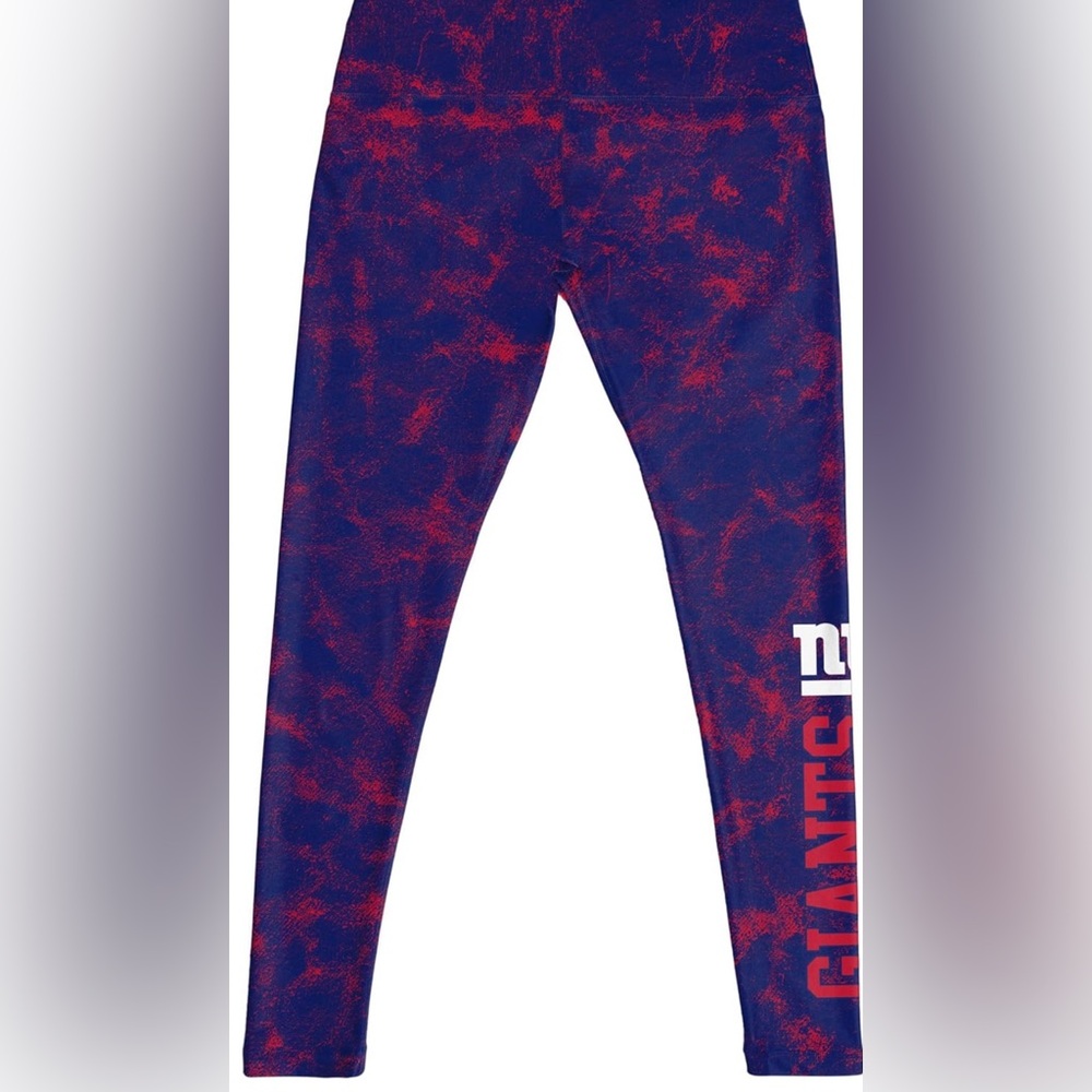 FOCO Women's NY Giants NFL Ladies Team Color Cloud Leggings new with tags. - Picture 2 of 6